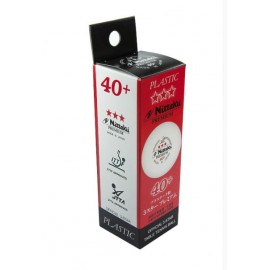 Nittaku Premium 40+ 3*** ITTF 3pcs (costura)